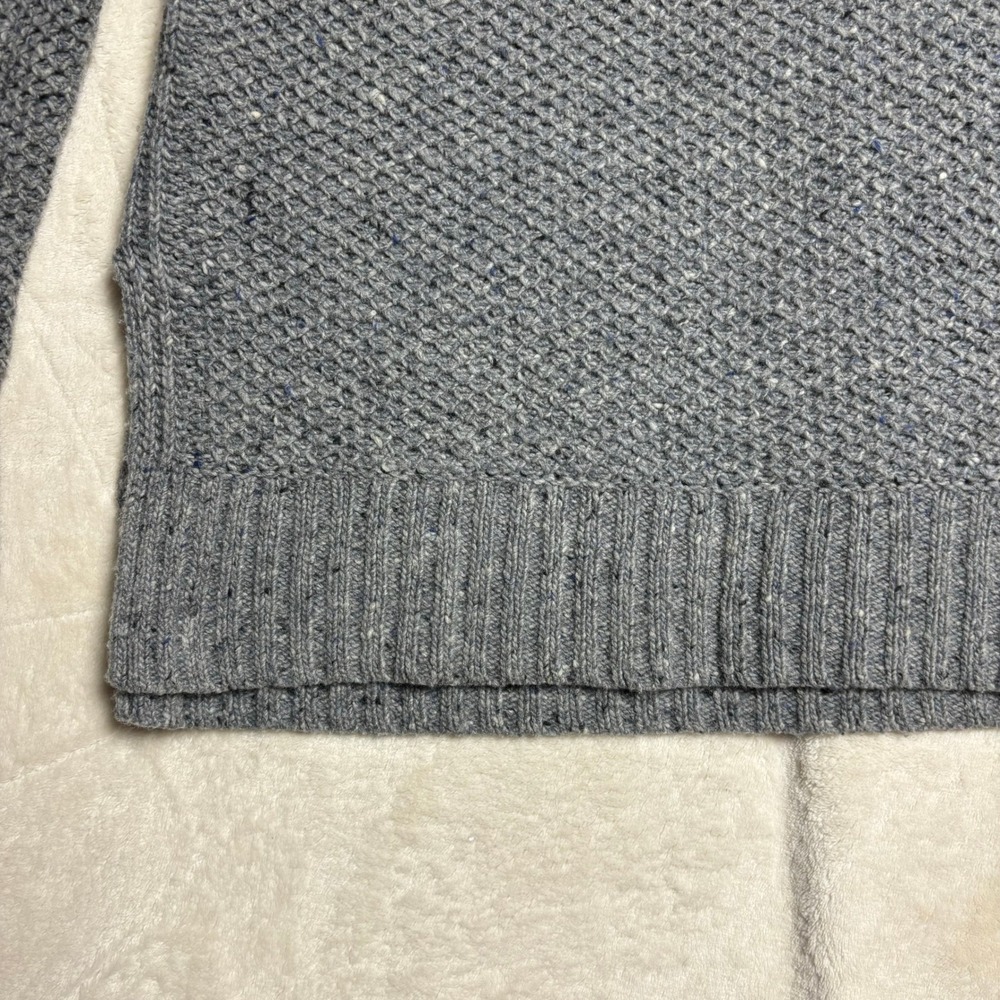 Lauren Ralph Lauren Women Turtleneck Sweater Medium Gray Speckled Cozy Winter - Picture 7 of 15